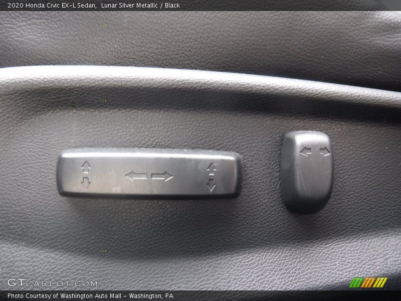 Lunar Silver Metallic / Black 2020 Honda Civic EX-L Sedan