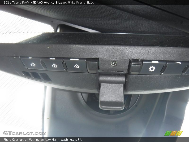 Blizzard White Pearl / Black 2021 Toyota RAV4 XSE AWD Hybrid