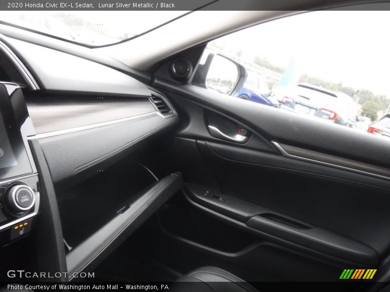 Lunar Silver Metallic / Black 2020 Honda Civic EX-L Sedan