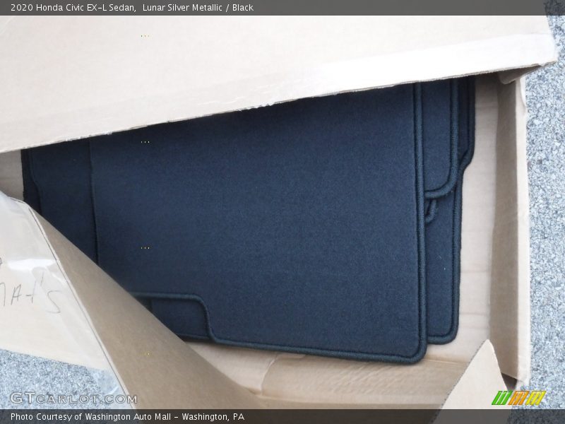 Lunar Silver Metallic / Black 2020 Honda Civic EX-L Sedan