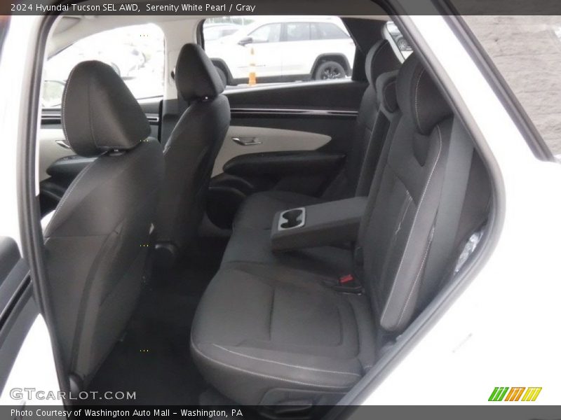 Serenity White Pearl / Gray 2024 Hyundai Tucson SEL AWD