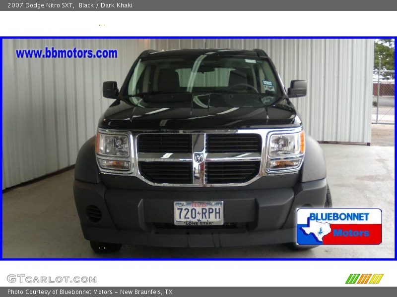 Black / Dark Khaki 2007 Dodge Nitro SXT