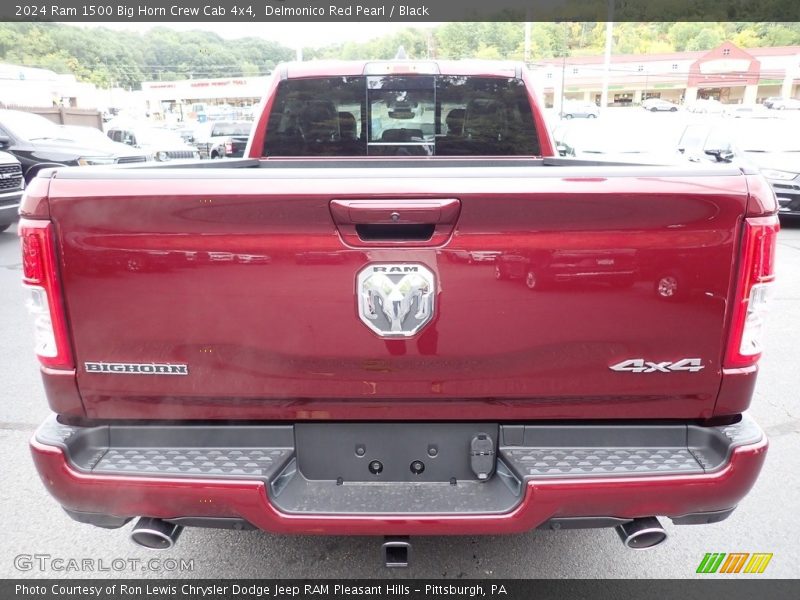 Delmonico Red Pearl / Black 2024 Ram 1500 Big Horn Crew Cab 4x4