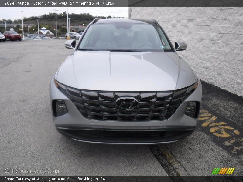 Shimmering Silver / Gray 2024 Hyundai Tucson Limited AWD