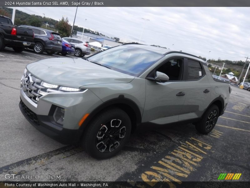 Sage Gray / Black 2024 Hyundai Santa Cruz SEL AWD