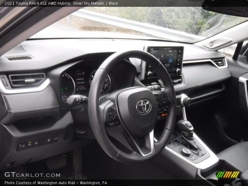 Dashboard of 2021 RAV4 XLE AWD Hybrid