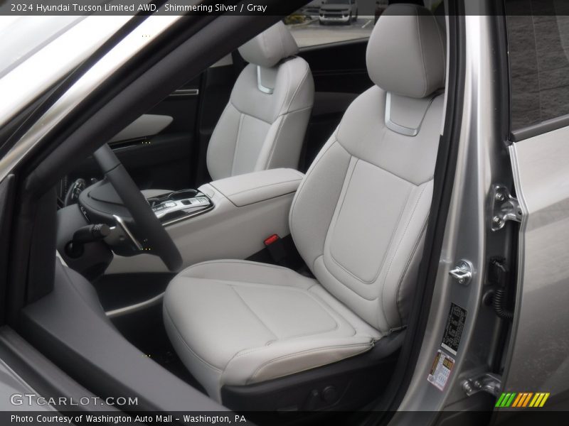 Shimmering Silver / Gray 2024 Hyundai Tucson Limited AWD