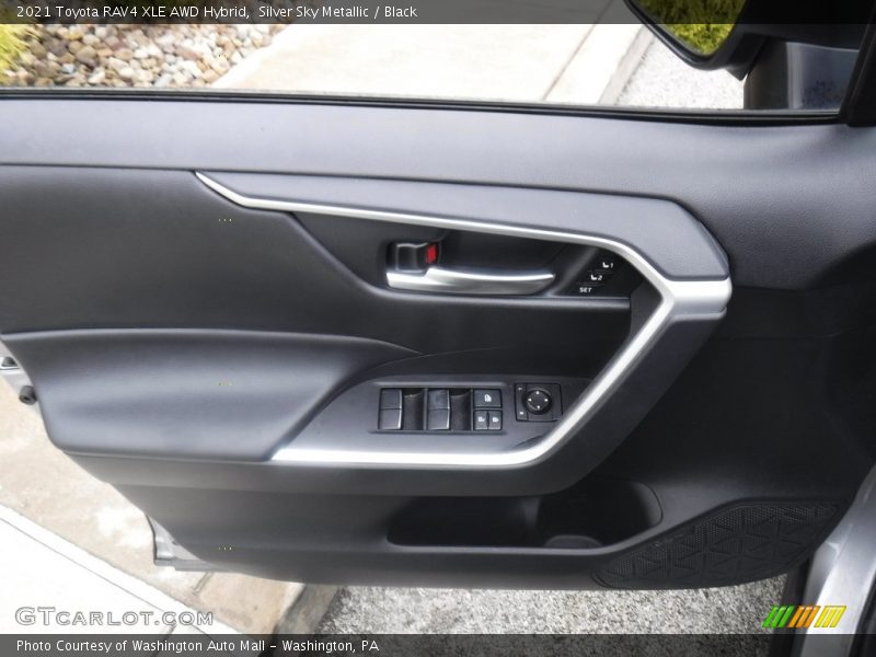 Door Panel of 2021 RAV4 XLE AWD Hybrid