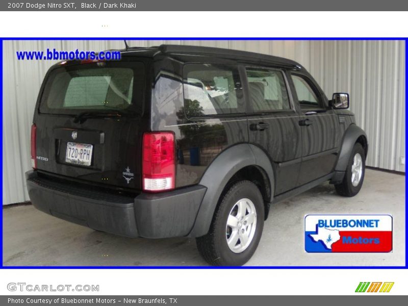 Black / Dark Khaki 2007 Dodge Nitro SXT