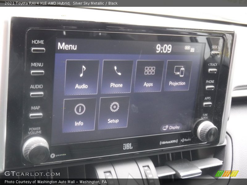 Controls of 2021 RAV4 XLE AWD Hybrid