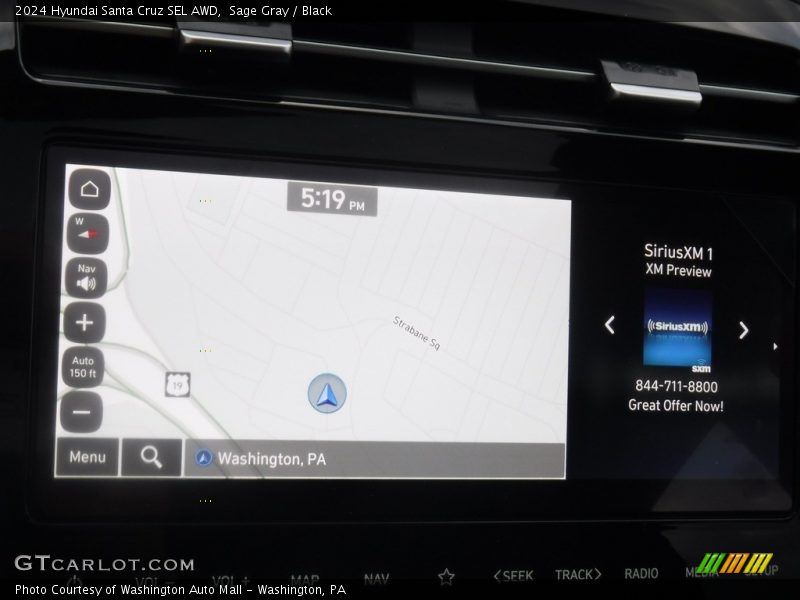 Sage Gray / Black 2024 Hyundai Santa Cruz SEL AWD