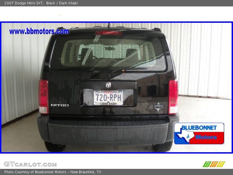 Black / Dark Khaki 2007 Dodge Nitro SXT