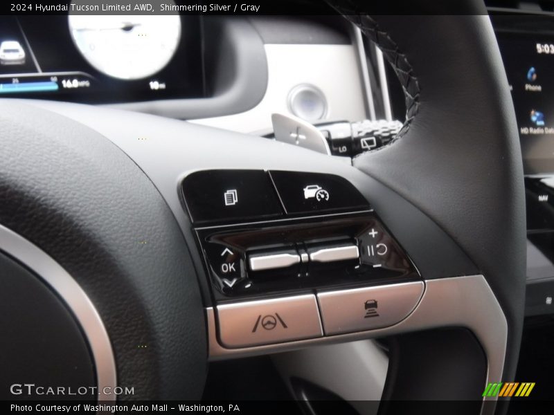 Shimmering Silver / Gray 2024 Hyundai Tucson Limited AWD