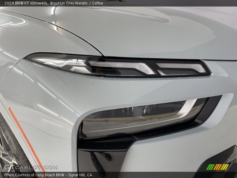 Brooklyn Grey Metallic / Coffee 2024 BMW X7 xDrive40i