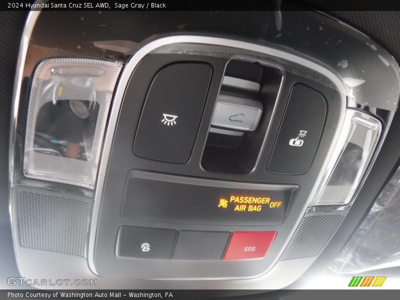 Sage Gray / Black 2024 Hyundai Santa Cruz SEL AWD