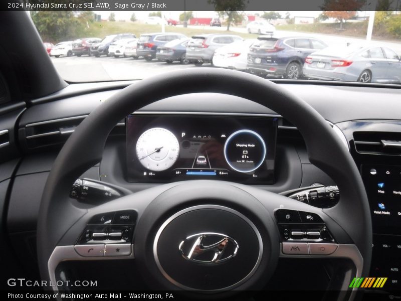 Sage Gray / Black 2024 Hyundai Santa Cruz SEL AWD