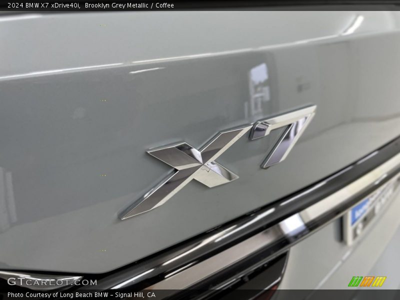 Brooklyn Grey Metallic / Coffee 2024 BMW X7 xDrive40i