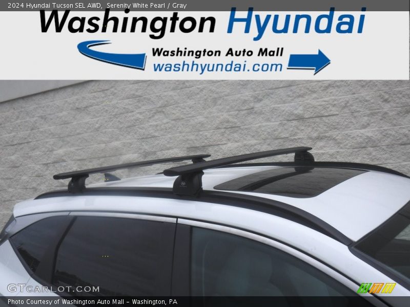 Serenity White Pearl / Gray 2024 Hyundai Tucson SEL AWD