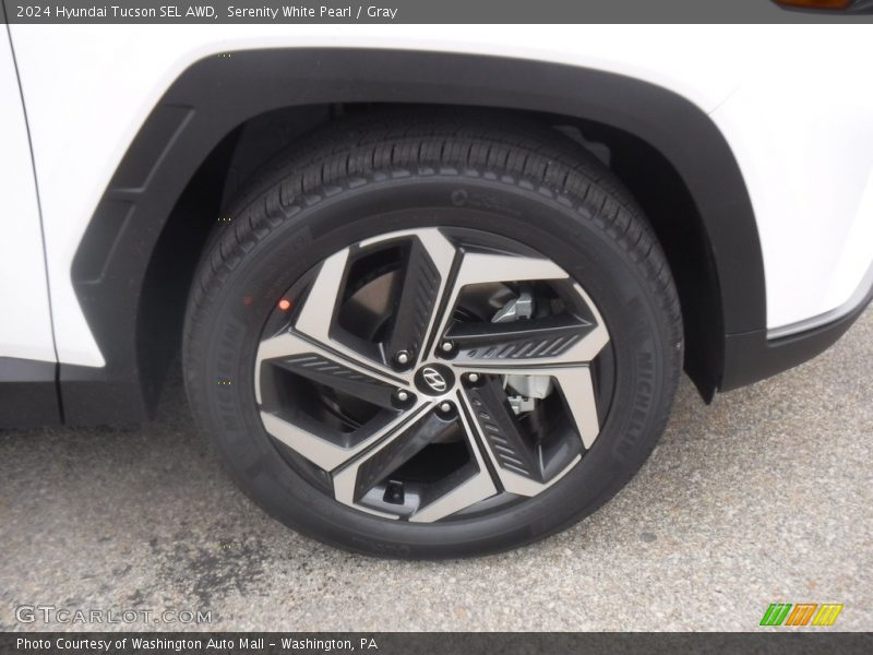 Serenity White Pearl / Gray 2024 Hyundai Tucson SEL AWD