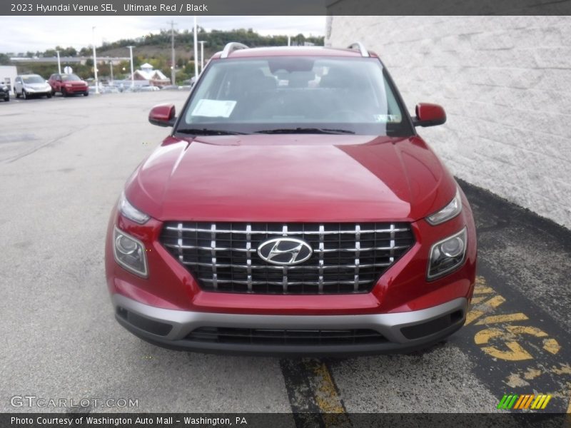 Ultimate Red / Black 2023 Hyundai Venue SEL