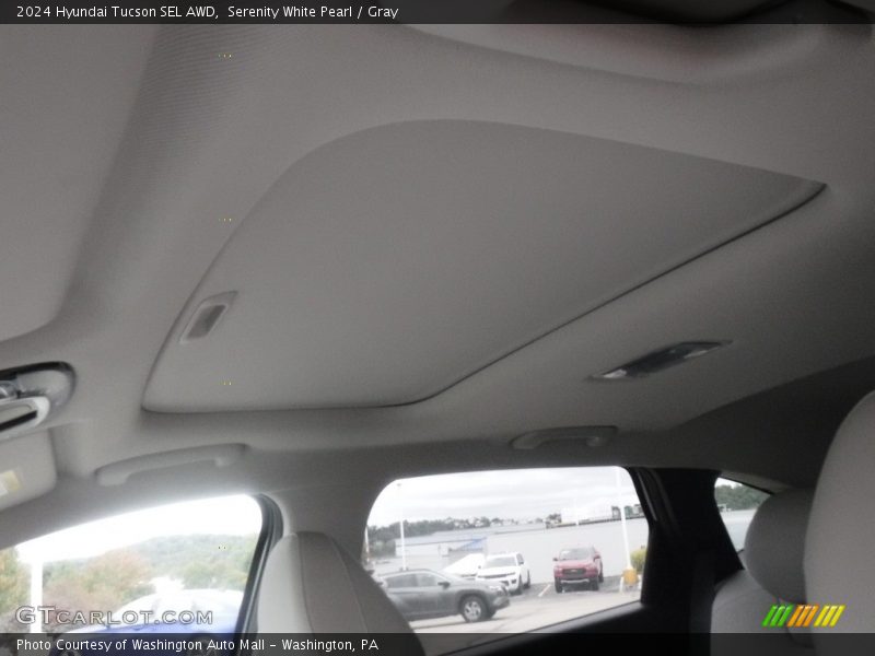 Serenity White Pearl / Gray 2024 Hyundai Tucson SEL AWD