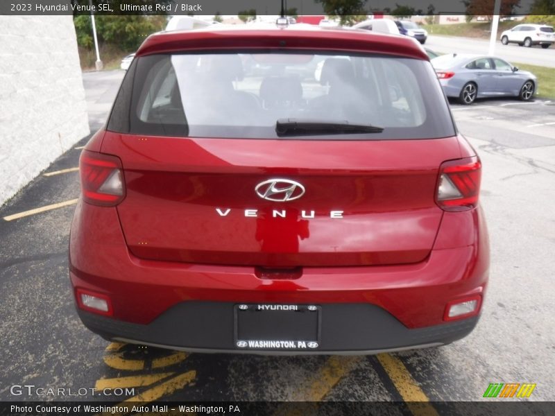 Ultimate Red / Black 2023 Hyundai Venue SEL