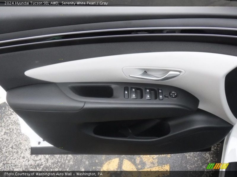 Serenity White Pearl / Gray 2024 Hyundai Tucson SEL AWD