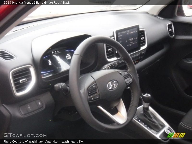 Ultimate Red / Black 2023 Hyundai Venue SEL