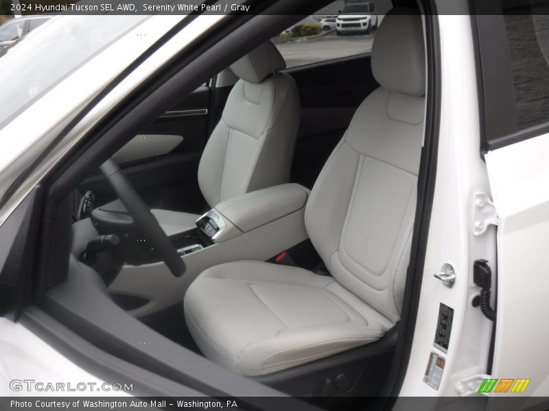 Serenity White Pearl / Gray 2024 Hyundai Tucson SEL AWD