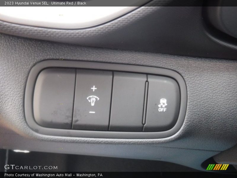Ultimate Red / Black 2023 Hyundai Venue SEL