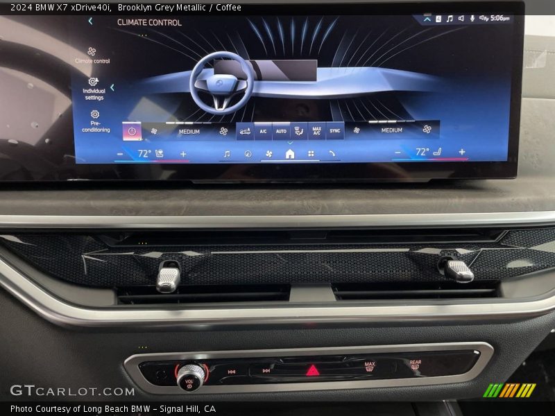 Brooklyn Grey Metallic / Coffee 2024 BMW X7 xDrive40i