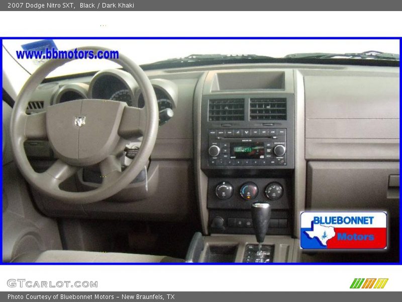 Black / Dark Khaki 2007 Dodge Nitro SXT