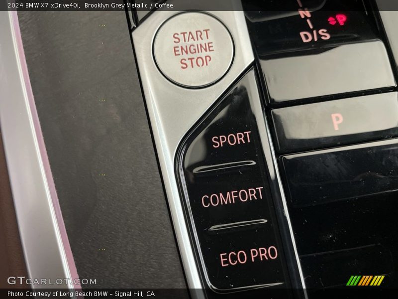 Controls of 2024 X7 xDrive40i