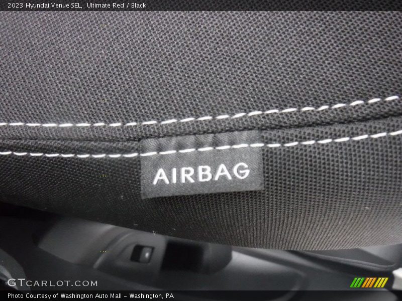 Ultimate Red / Black 2023 Hyundai Venue SEL