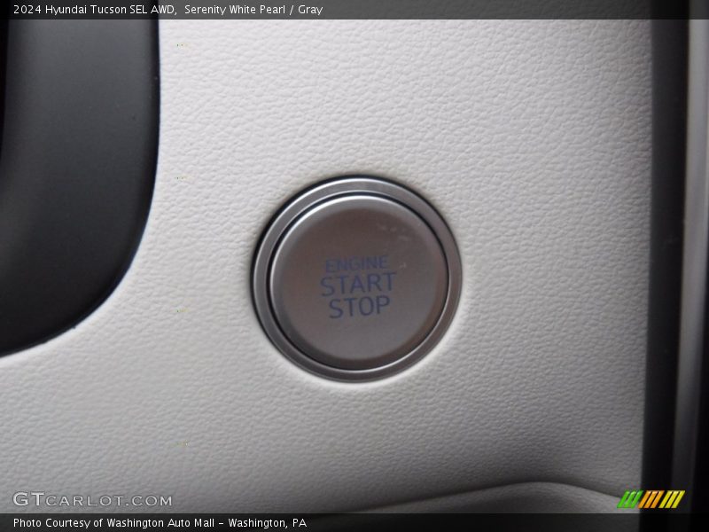 Serenity White Pearl / Gray 2024 Hyundai Tucson SEL AWD