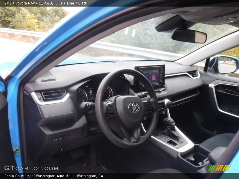 Blue Flame / Black 2020 Toyota RAV4 LE AWD