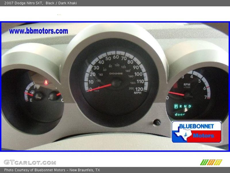 Black / Dark Khaki 2007 Dodge Nitro SXT