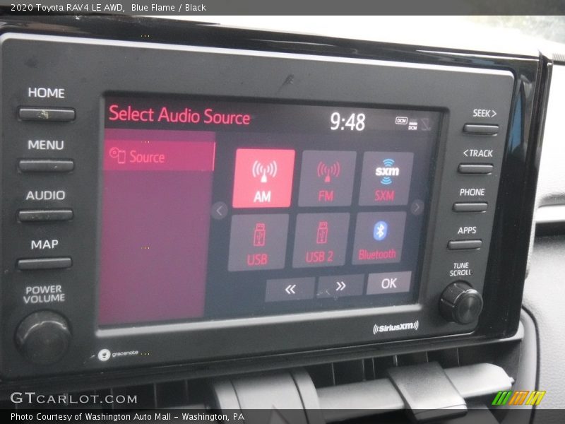 Controls of 2020 RAV4 LE AWD