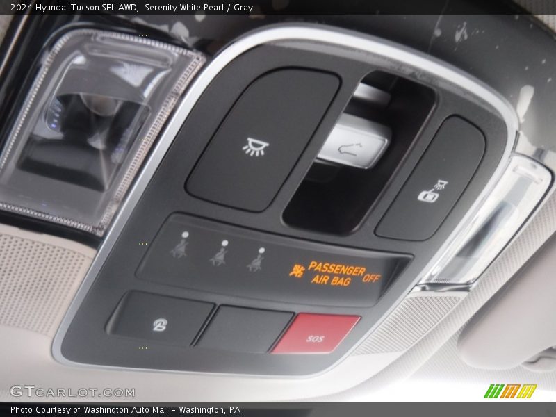 Serenity White Pearl / Gray 2024 Hyundai Tucson SEL AWD