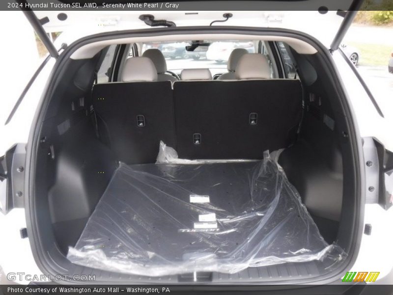 Serenity White Pearl / Gray 2024 Hyundai Tucson SEL AWD