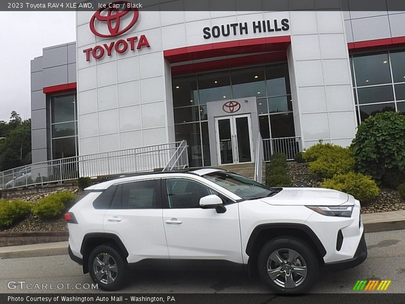 Ice Cap / Black 2023 Toyota RAV4 XLE AWD