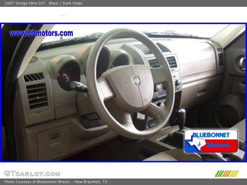 Black / Dark Khaki 2007 Dodge Nitro SXT