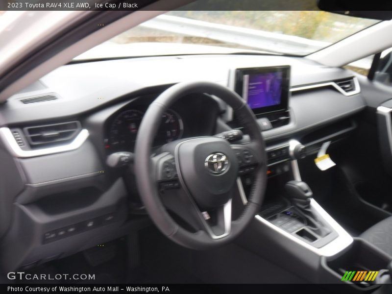 Ice Cap / Black 2023 Toyota RAV4 XLE AWD