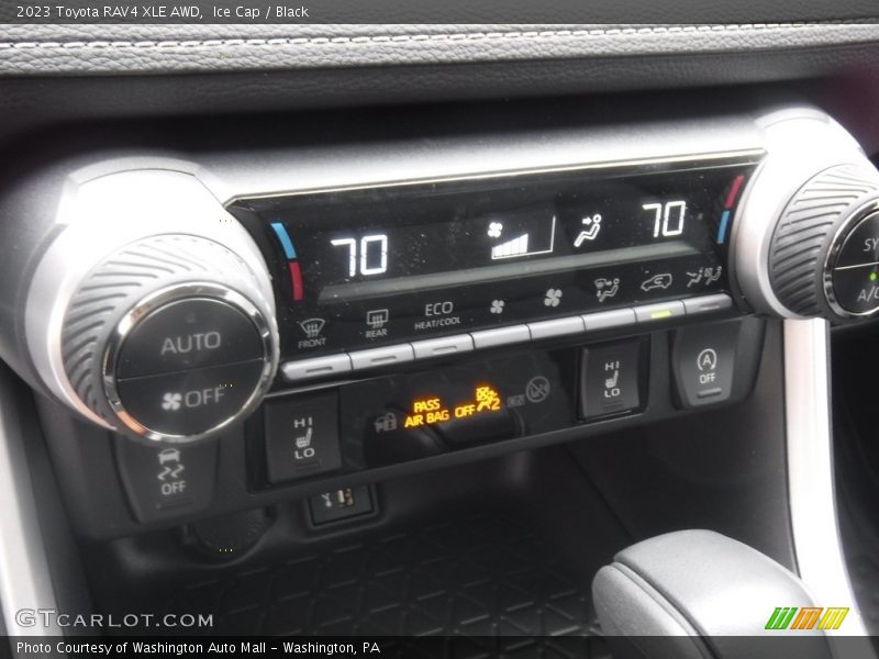 Ice Cap / Black 2023 Toyota RAV4 XLE AWD