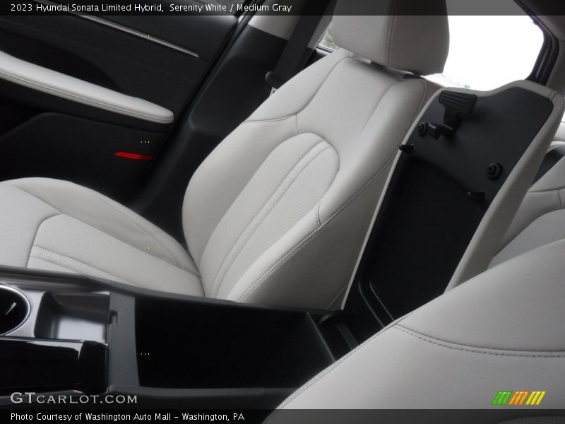 Serenity White / Medium Gray 2023 Hyundai Sonata Limited Hybrid