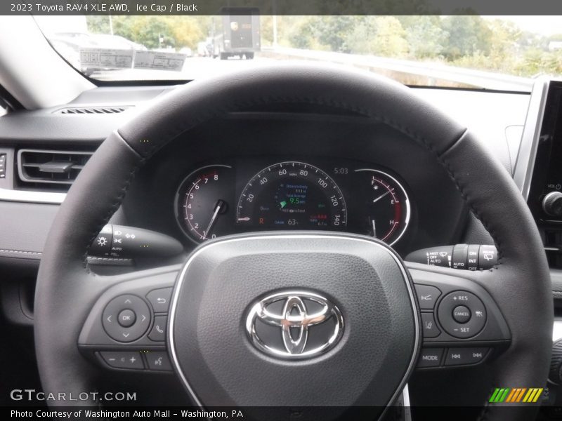 Ice Cap / Black 2023 Toyota RAV4 XLE AWD