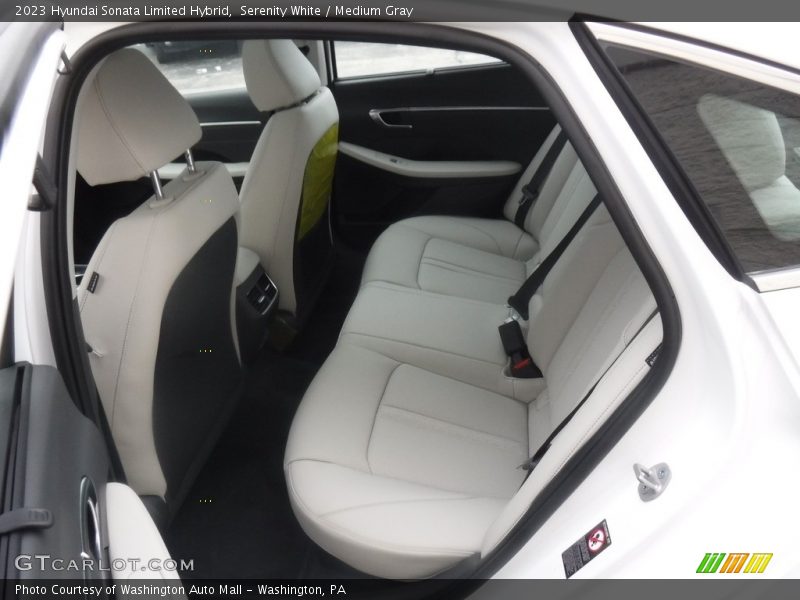 Rear Seat of 2023 Sonata Limited Hybrid
