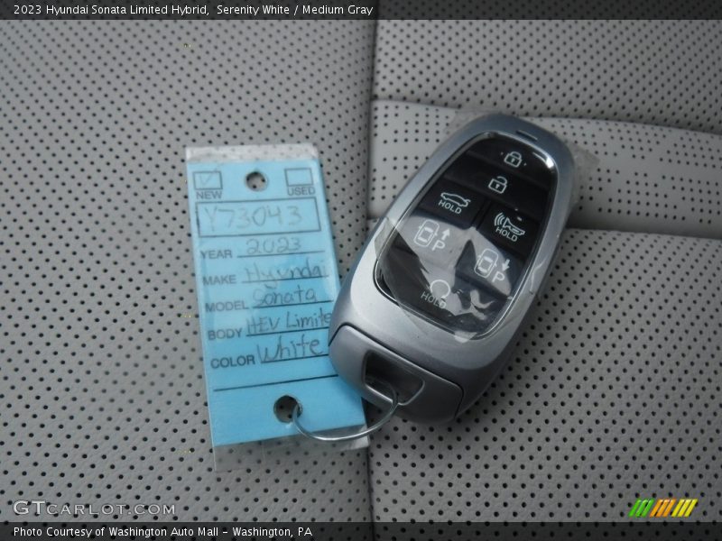 Keys of 2023 Sonata Limited Hybrid