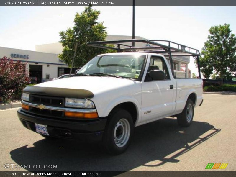 Summit White / Medium Gray 2002 Chevrolet S10 Regular Cab