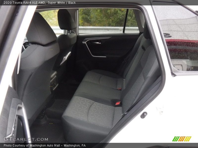 Super White / Black 2020 Toyota RAV4 XLE AWD